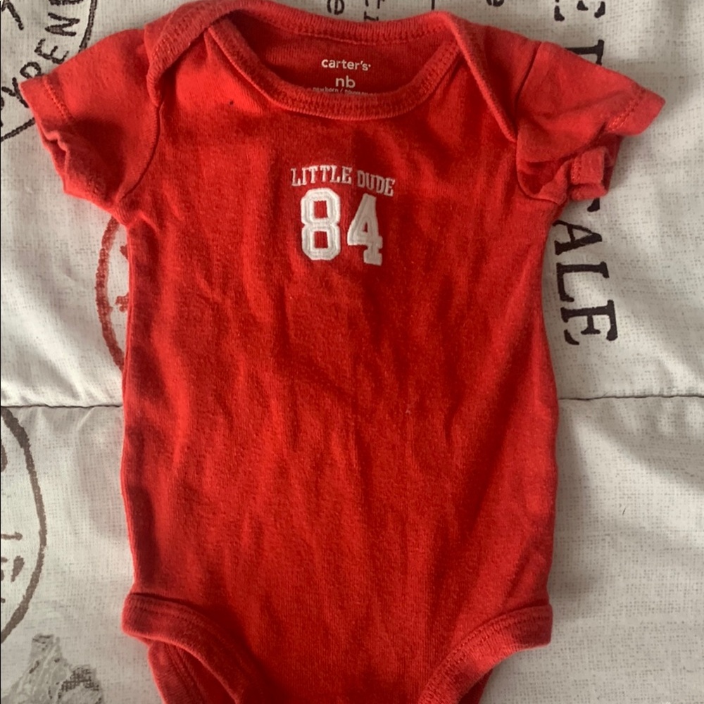 Carter's Red Athletic Bodysuit One Piece
